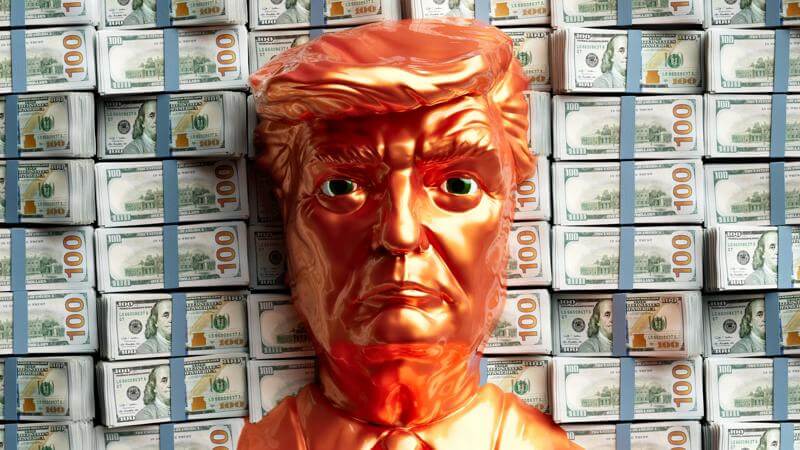 He Lost $32,700 on Trump Branded Crypto. So Naturally, He Blames Democrats.