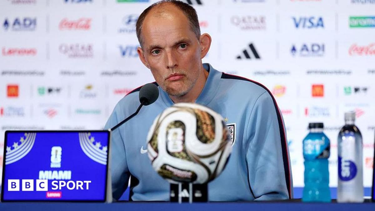 World Cup 2026: England coach Thomas Tuchel defends semi-final tactics in Argentina loss - BBC